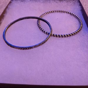 Silpada sterling silver bangle bracelets